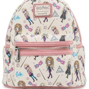 LOUNGEFLY HARRY POTTER LUNA LOVEGOOD AOP MINI BKPK